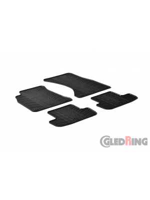 Original Gledring Passform Fußmatten Gummimatten 4 Tlg.+Fixing - Audi A5 Coupe 2007->2016